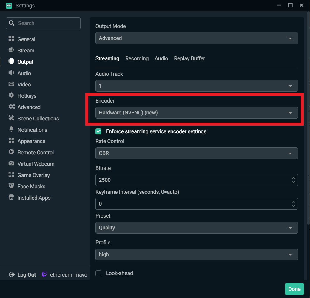 reduce stream delay streamlabs obs