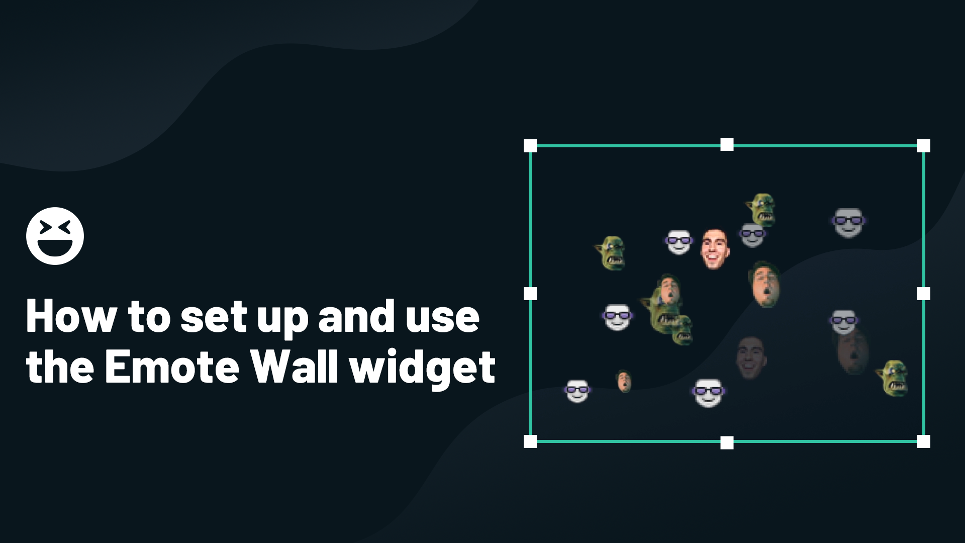 How to set up and use the Emote Wall widget Streamlabs