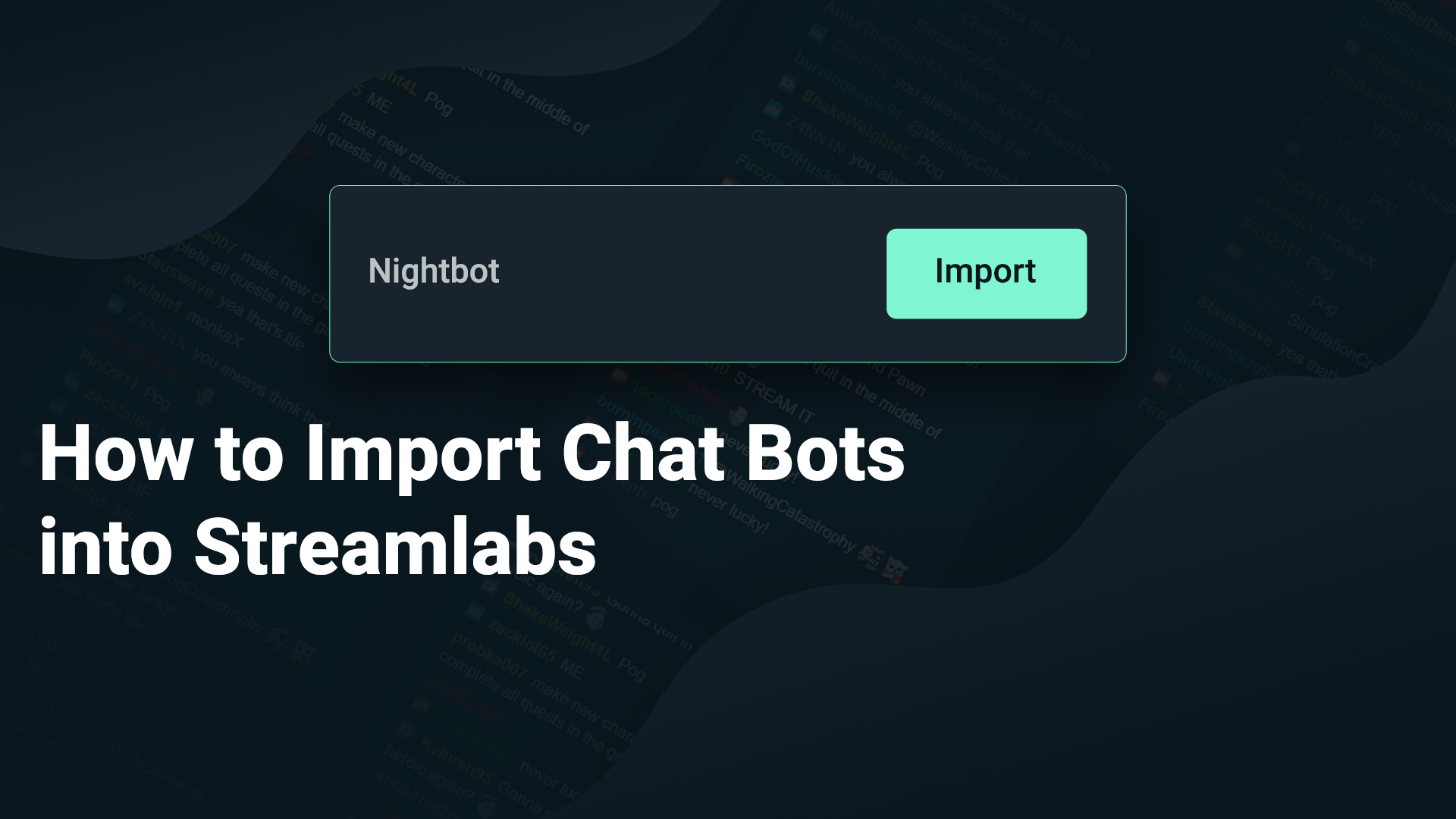 streamlabs obs chatbot