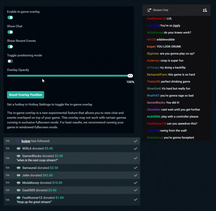 Streamlabs Game Overlay For Single Monitors | Streamlabs