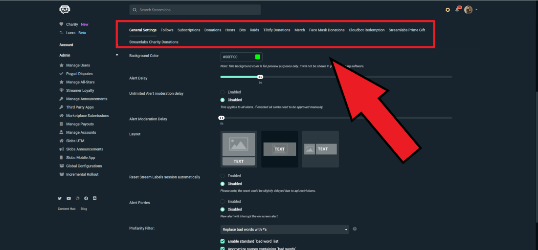 how to update streamlabs obs