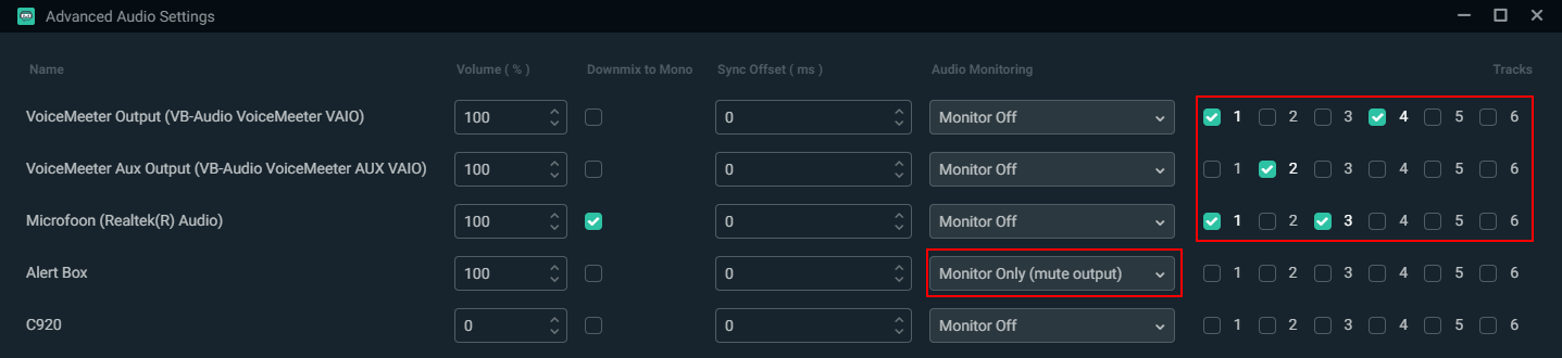 streamlabs obs audio settings