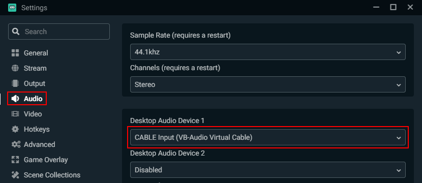 streamlabs discord audio