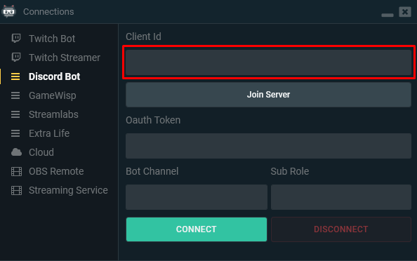 streamlabs chatbot discord bot oauth token