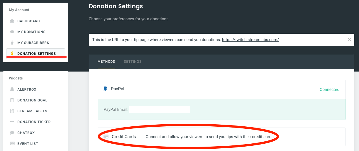 Setting up Credit Card Donations | Streamlabs