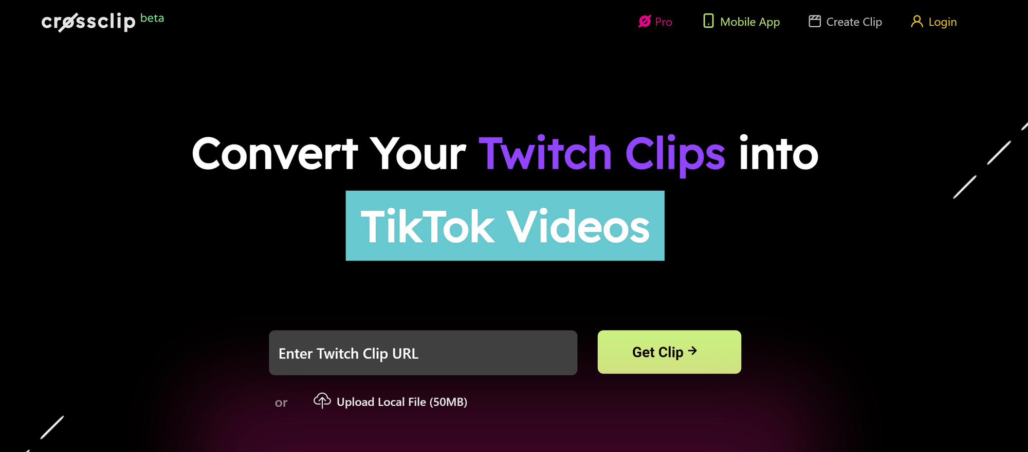 Streamlabs on X: Cross Clip is now integrated with @Kickstreaming! Press  the Streamlabs button on any Kick clip, and we'll automatically import it  to Cross Clip so you can edit, re-size, and