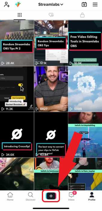 TikTok Add Video Screenshot