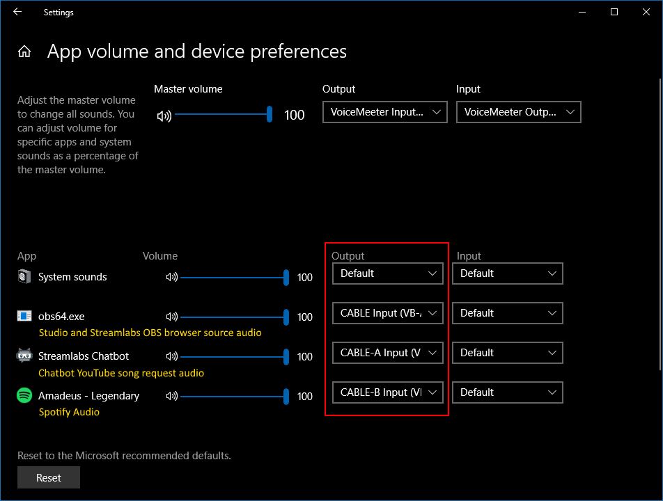 obs studio virtual audio cable