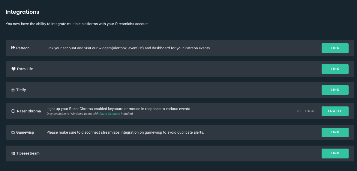 Tipeeestream Integration Setup | Streamlabs