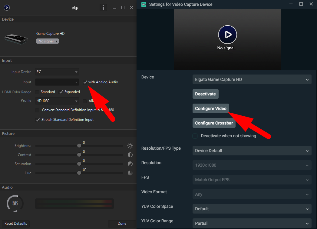 ELGATO ANALOG VIDEO CAPTURE OBS SETUP & TUTORIAL *WORKS* Open