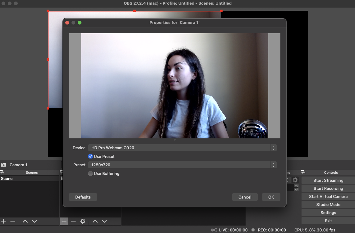 How to set up OBS Virtual Camera Streamlabs