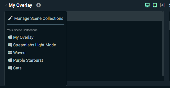 Streamlabs Desktop adding overlay option