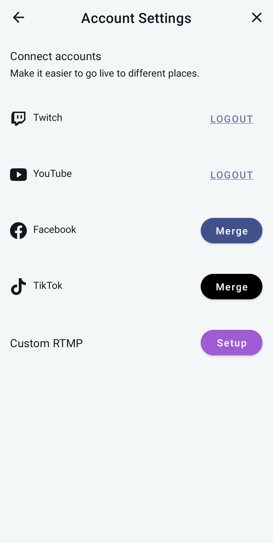 Connecting to Twitch via RTMP