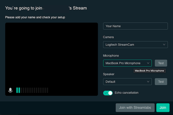 streamlabs obs camera