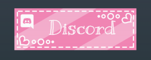 Pink striped Twitch overlay panel with heart doodles