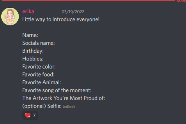 Discord Welcome Template