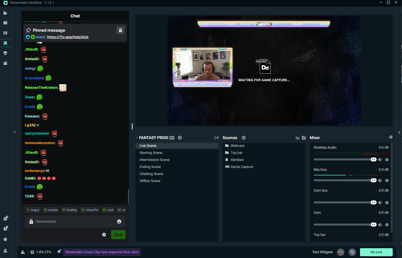 Streamlabs on X: Cross Clip is now integrated with @Kickstreaming! Press  the Streamlabs button on any Kick clip, and we'll automatically import it  to Cross Clip so you can edit, re-size, and