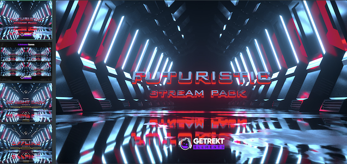 Cyberpunk Coffee Shop Stream Package – StreamSpell