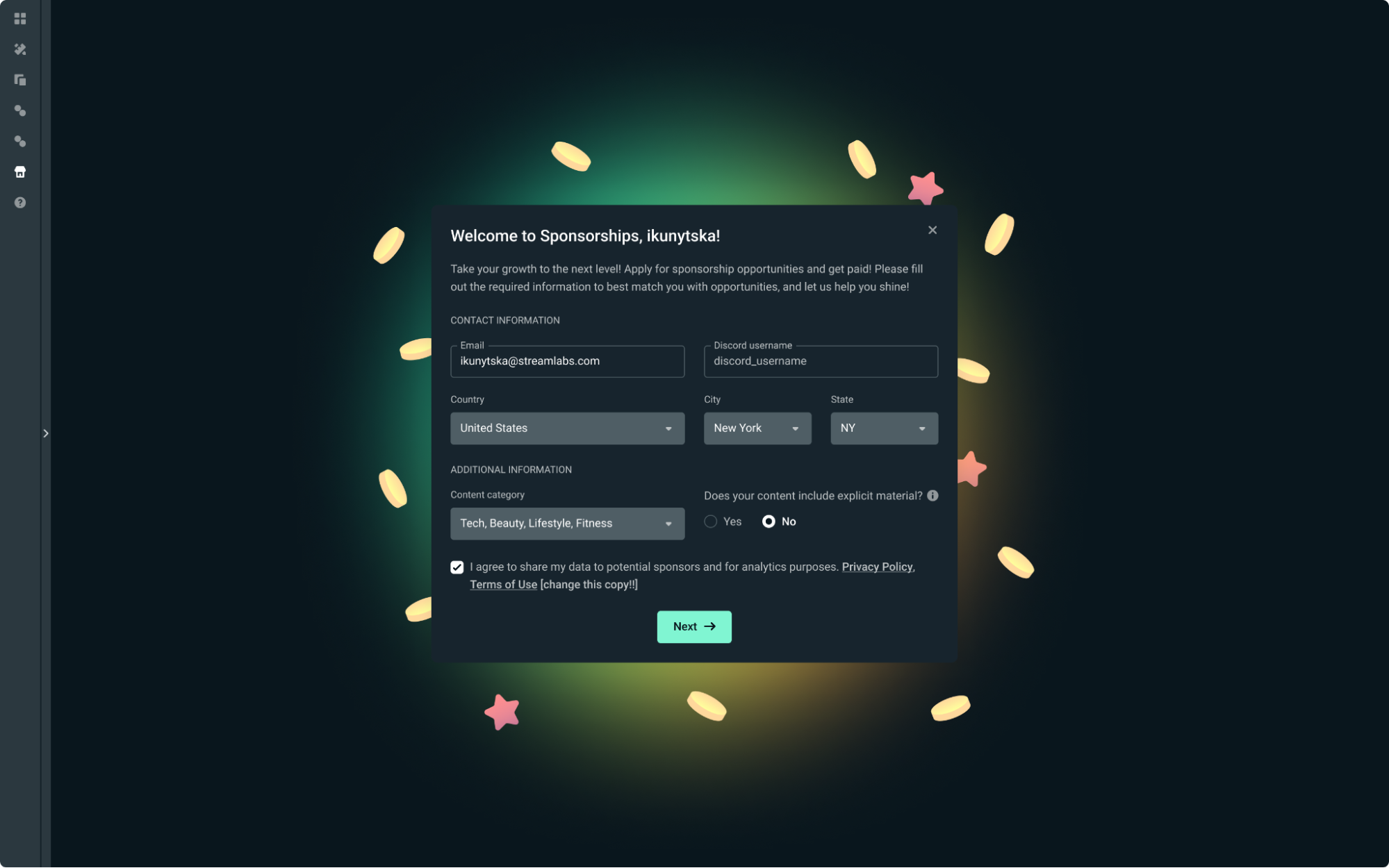 streamlabs sponsorships information