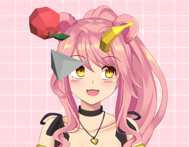 Vtuber Accessory Cute Gaming Chair Vtuber Streamer Asset Pink Cute