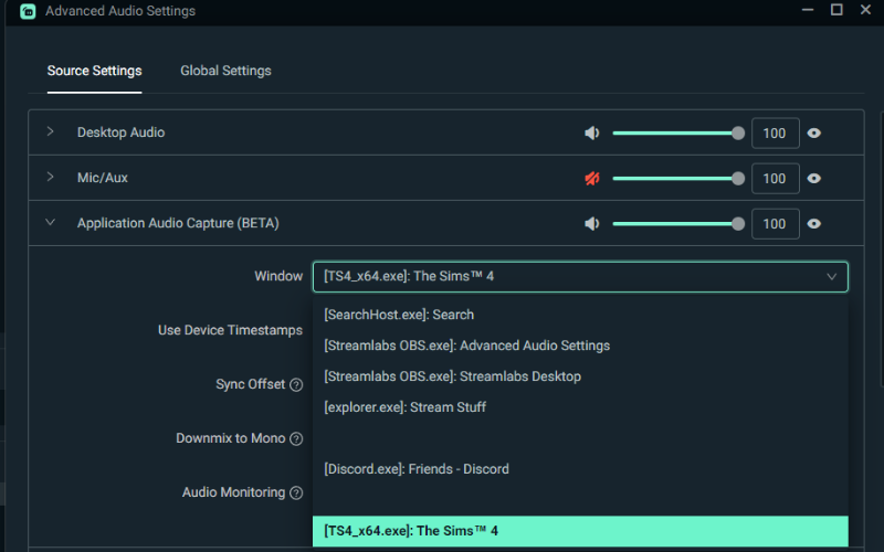 streamlabs discord audio