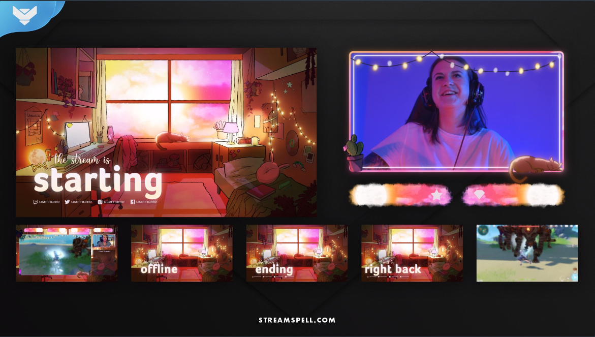 Cute Love Stream Package – StreamSpell