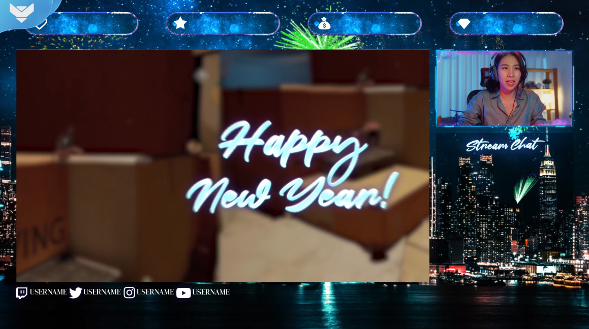 New Year's Overlays to Use on Stream | Streamlabs