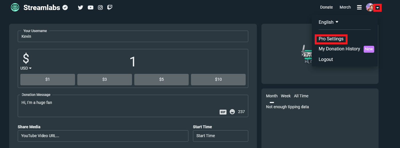 streamlabs settings for low end pc