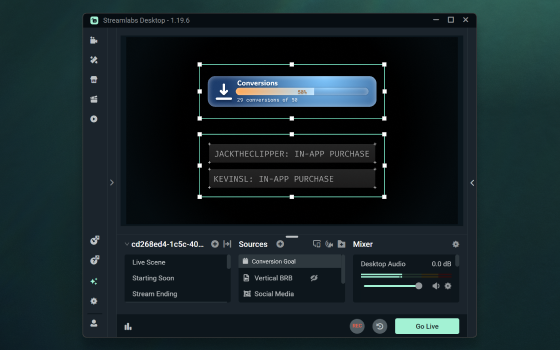 How to Set up the Streamlabs Sponsorships App Conversion Goal Widget ...